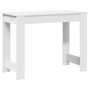 Escritorio de madera contrachapada blanco 100x45x75 cm de , Escritorios - Ref: Foro24-860427, Precio: 62,92 €, Descuento: %