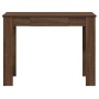 Escritorio de madera de ingeniería roble marrón 100x45x75 cm de , Escritorios - Ref: Foro24-860433, Precio: 61,93 €, Descuent...