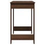Escritorio de madera de ingeniería roble marrón 100x45x75 cm de , Escritorios - Ref: Foro24-860433, Precio: 61,93 €, Descuent...