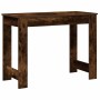 Escritorio de madera contrachapada roble ahumado 100x45x75 cm de , Escritorios - Ref: Foro24-860431, Precio: 63,44 €, Descuen...