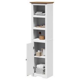 Mueble de baño BODO blanco y marrón 44x30x160 cm de , Muebles de baño - Ref: Foro24-4016861, Precio: 129,92 €, Descuento: %