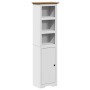 Mueble de baño BODO blanco y marrón 44x30x160 cm de , Muebles de baño - Ref: Foro24-4016861, Precio: 129,92 €, Descuento: %