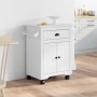 Carrito de cocina BODO blanco 72x45x80 cm de , Carros de cocina y comedor - Ref: Foro24-4016875, Precio: 140,32 €, Descuento: %