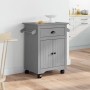 Carrito de cocina BODO gris 72x45x80 cm de , Carros de cocina y comedor - Ref: Foro24-4016877, Precio: 140,41 €, Descuento: %