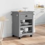 Carrito de cocina BODO gris 67,5x45x80 cm de , Carros de cocina y comedor - Ref: Foro24-4016880, Precio: 110,44 €, Descuento: %