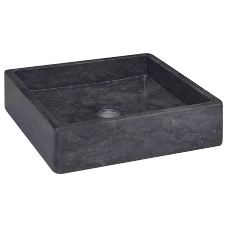 Lavabo mármol negro 40x40x10 cm de vidaXL, Lavabos - Ref: Foro24-149169, Precio: 119,03 €, Descuento: %