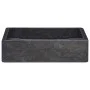 Lavabo mármol negro 40x40x10 cm de vidaXL, Lavabos - Ref: Foro24-149169, Precio: 117,53 €, Descuento: %