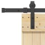 Puerta corredera con herrajes madera maciza de pino 70x210 cm de , Puertas - Ref: Foro24-3332748, Precio: 172,29 €, Descuento: %