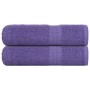 Toallas de mano 2 uds 100% algodón púrpura 50x100 cm 360 gsm de , Toallas - Ref: Foro24-136878, Precio: 16,08 €, Descuento: %