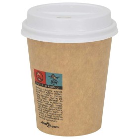 Tapas de cartón para vasos de café Ø80 mm 8oz 1000 uds de , Vasos desechables - Ref: Foro24-4102803, Precio: 38,19 €, Descuen...