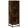 Estantería madera de ingeniería roble ahumado 33,5x33x107,5 cm de , Librerías y estanterías - Ref: Foro24-849156, Precio: 55,...