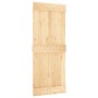 Puerta corredera con herrajes madera maciza de pino 85x210 cm de , Puertas - Ref: Foro24-3332684, Precio: 180,80 €, Descuento: %