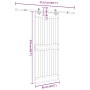 Puerta corredera con herrajes madera maciza de pino 85x210 cm de , Puertas - Ref: Foro24-3332684, Precio: 180,80 €, Descuento: %