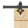 Puerta corredera con herrajes madera maciza de pino 85x210 cm de , Puertas - Ref: Foro24-3332774, Precio: 193,03 €, Descuento: %