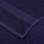 Toallas 10 uds 100% algodón azul marino 100x200 cm 600 gsm de , Toallas - Ref: Foro24-136796, Precio: 146,92 €, Descuento: %