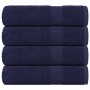 Toallas de baño 4 uds azul marino 100x150cm 360gsm 100% algodón de , Toallas - Ref: Foro24-136789, Precio: 44,81 €, Descuento: %