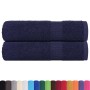 Toallas de mano 2 uds azul marino 50x100cm 360gsm 100% algodón de , Toallas - Ref: Foro24-136782, Precio: 15,43 €, Descuento: %