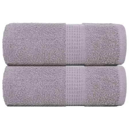 Toallas de visita 2 uds gris 30x50 cm 360 gsm 100% algodón de , Toallas - Ref: Foro24-136827, Precio: 12,22 €, Descuento: %