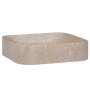 Lavabo gris mármol 40x40x10 cm de vidaXL, Lavabos - Ref: Foro24-149182, Precio: 116,22 €, Descuento: %