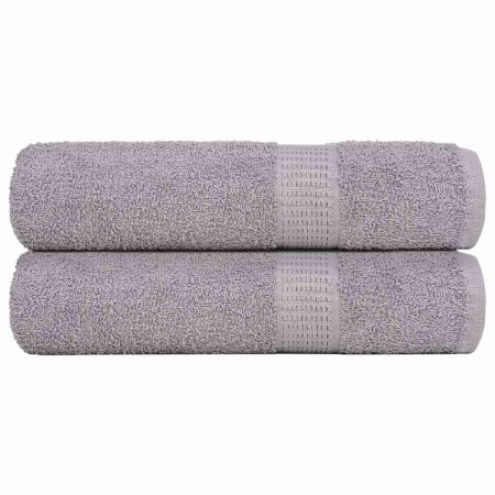 Toallas de ducha 2 uds 100% algodón gris 70x140 cm 360 gsm de , Toallas - Ref: Foro24-136833, Precio: 22,51 €, Descuento: %