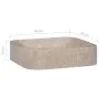 Gray marble sink 40x40x10 cm by vidaXL, Sinks - Ref: Foro24-149182, Price: 111,05 €, Discount: %