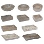Lavabo gris mármol 40x40x10 cm de vidaXL, Lavabos - Ref: Foro24-149182, Precio: 116,22 €, Descuento: %