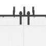 Kit de herrajes para puertas correderas acero negro 213,5 cm de , Artículos para puertas - Ref: Foro24-3295724, Precio: 152,9...