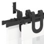 Kit de herrajes para puertas correderas acero negro 366 cm de , Artículos para puertas - Ref: Foro24-3295753, Precio: 238,30 ...