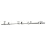 Kit de herrajes para puerta corredera 200 cm acero plateado de , Artículos para puertas - Ref: Foro24-3295764, Precio: 189,20...