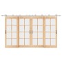 Kit de herrajes para puerta corredera 400 cm acero plateado de , Artículos para puertas - Ref: Foro24-3295770, Precio: 500,78...