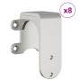 Kit de herrajes para puerta corredera 400 cm acero plateado de , Artículos para puertas - Ref: Foro24-3295770, Precio: 500,78...