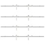 Kit de herrajes para puerta corredera 400 cm acero plateado de , Artículos para puertas - Ref: Foro24-3295770, Precio: 500,78...