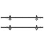Kit de herrajes para puertas correderas acero negro 305 cm de , Artículos para puertas - Ref: Foro24-3295791, Precio: 120,66 ...