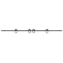 Kit de herrajes para puertas correderas acero negro 366 cm de , Artículos para puertas - Ref: Foro24-3295793, Precio: 80,76 €...