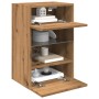 Muebles TV de pared luces LED 2 uds roble artisian 40x30x60,5cm de , Muebles TV - Ref: Foro24-857681, Precio: 86,76 €, Descue...