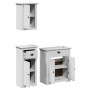 Juego de muebles de baño BODO 3 pzas madera maciza pino blanco de , Muebles de baño - Ref: Foro24-3307647, Precio: 232,20 €, ...