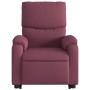 Sillón reclinable de masaje elevable tela morado de , Sillones - Ref: Foro24-3204843, Precio: 284,25 €, Descuento: %