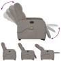 Sillón reclinable de masaje elevable tela gris taupé de , Sillones - Ref: Foro24-3302989, Precio: 283,65 €, Descuento: %