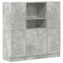 Set de muebles de cocina 3 pzas madera ingeniería gris hormigón de , Estantes y estanterías - Ref: Foro24-3324154, Precio: 28...