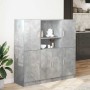 Set de muebles de cocina 3 pzas madera ingeniería gris hormigón de , Estantes y estanterías - Ref: Foro24-3324154, Precio: 28...