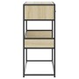 Mesa consola de madera de ingeniería roble Sonoma 90x35x80 cm de , Mesas auxiliares - Ref: Foro24-849175, Precio: 75,89 €, De...