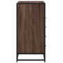 Cómoda de madera contrachapada roble marrón 70x41x83,5 cm de , Cajoneras - Ref: Foro24-849093, Precio: 102,12 €, Descuento: %