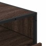 Cómoda de madera contrachapada roble marrón 70x41x83,5 cm de , Cajoneras - Ref: Foro24-849093, Precio: 102,12 €, Descuento: %