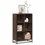 Estantería madera de ingeniería marrón roble 65,5x33x107,5 cm de , Librerías y estanterías - Ref: Foro24-849163, Precio: 84,2...