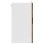 Armario de pared para cocina puerta cristal Porto roble ahumado de , Armarios de cocina - Ref: Foro24-854152, Precio: 67,25 €...