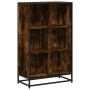 Estantería madera de ingeniería roble ahumado 65,5x33x107,5 cm de , Librerías y estanterías - Ref: Foro24-849161, Precio: 81,...