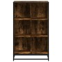 Estantería madera de ingeniería roble ahumado 65,5x33x107,5 cm de , Librerías y estanterías - Ref: Foro24-849161, Precio: 81,...