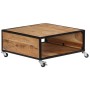 Mesa de centro de madera maciza de acacia 70x70x32 cm en Mesas de centro | Comprar online en Foru.es