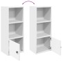 Estantería de madera de ingeniería blanca 31x24x77 cm de , Librerías y estanterías - Ref: Foro24-860328, Precio: 39,91 €, Des...