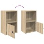 Estantería de madera de ingeniería roble sonoma 31x24x52 cm de , Librerías y estanterías - Ref: Foro24-860321, Precio: 36,38 ...
